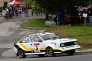 Rallye Český Krumlov: Škoda 160 MTX startující v rámci Rallye Legend Show